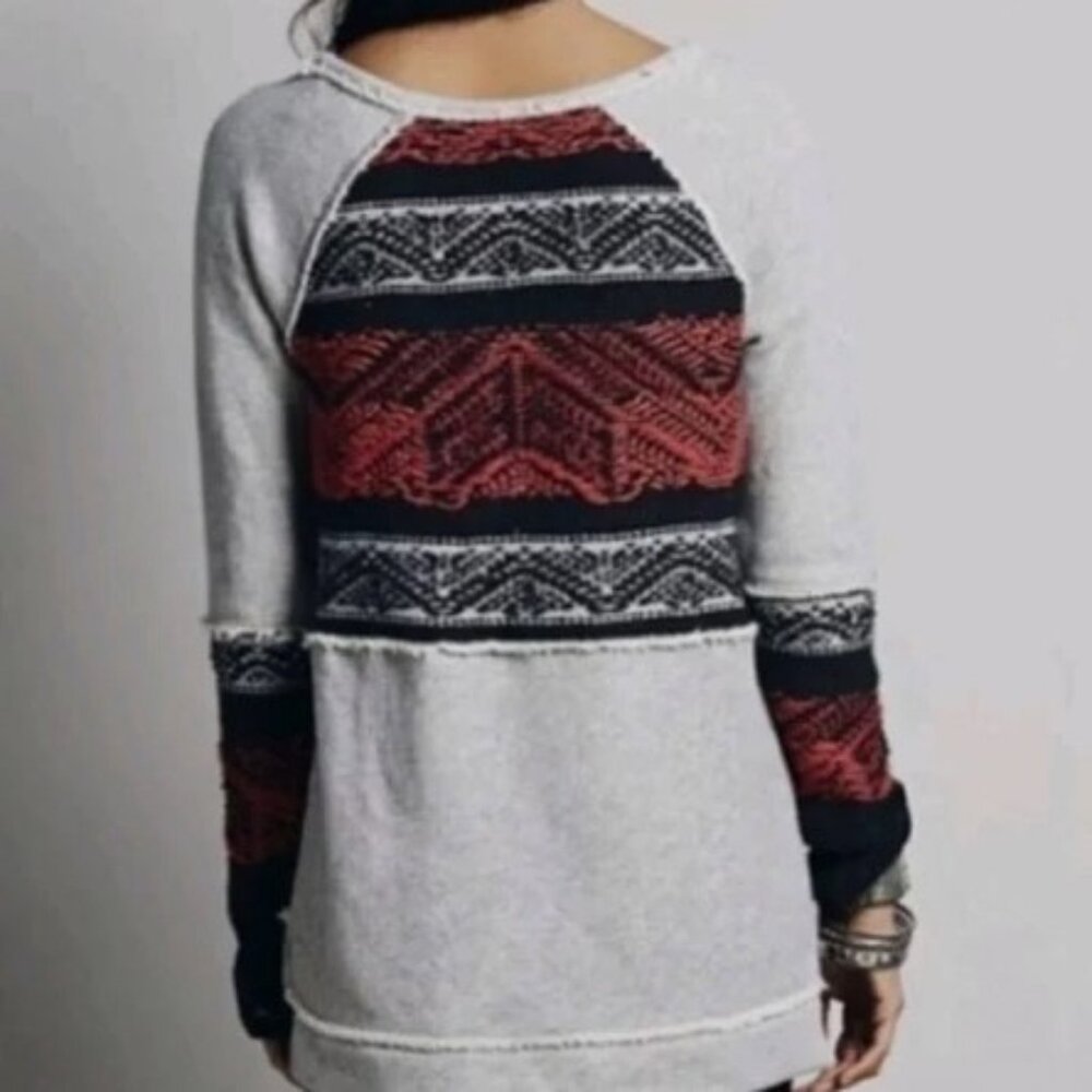 EUC Free People Snow Angel Sweatshirt, Sz - Sm - Picture 2 of 8